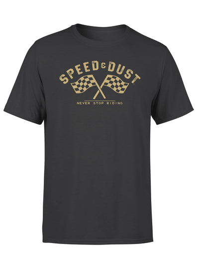 Speed & Dust NeverStopRiding - Short Sleeve T-Shirt