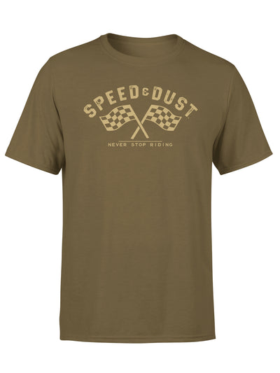 Speed & Dust NeverStopRiding - Short Sleeve T-Shirt