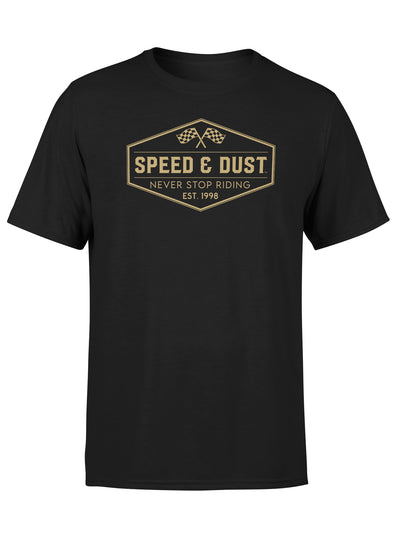 Speed & Dust Retro - Short Sleeve T-Shirt
