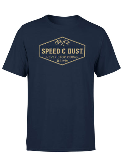 Speed & Dust Retro - Short Sleeve T-Shirt