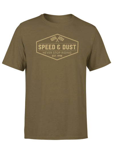 Speed & Dust Retro - Short Sleeve T-Shirt