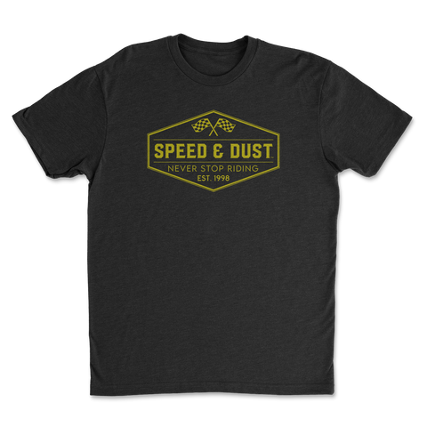 Speed & Dust Retro - Short Sleeve T-Shirt