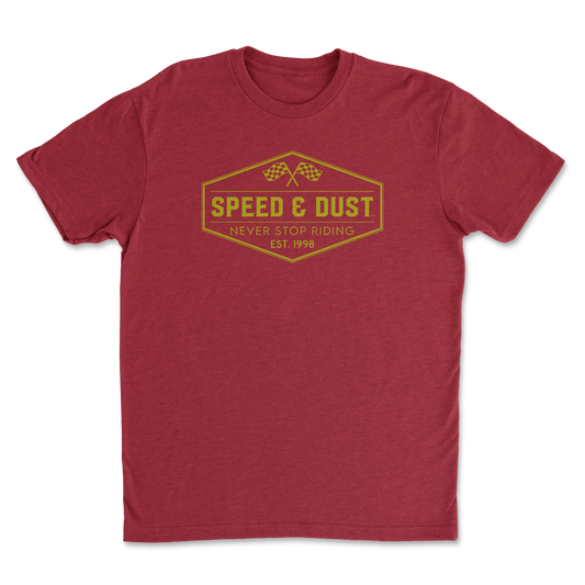 Speed & Dust Retro - Short Sleeve T-Shirt