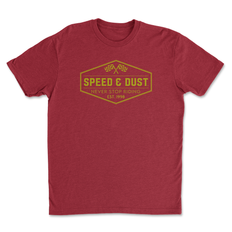 Speed & Dust Retro - Short Sleeve T-Shirt