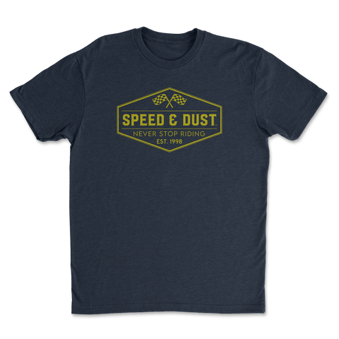 Speed & Dust Retro - Short Sleeve T-Shirt