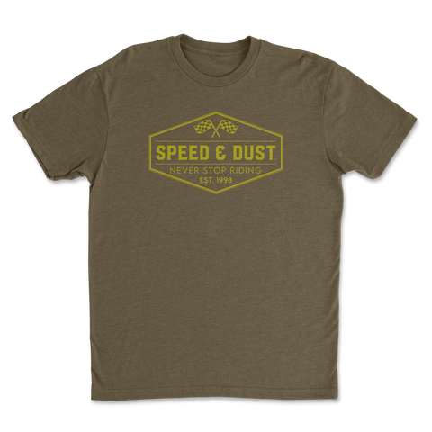 Speed & Dust Retro - Short Sleeve T-Shirt