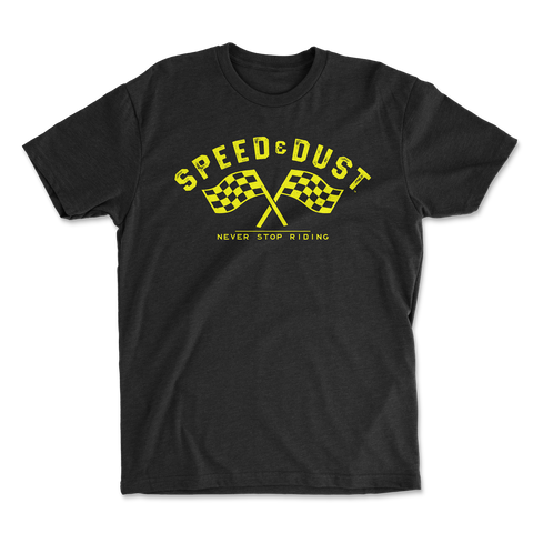 Speed & Dust NeverStopRiding - Short Sleeve T-Shirt