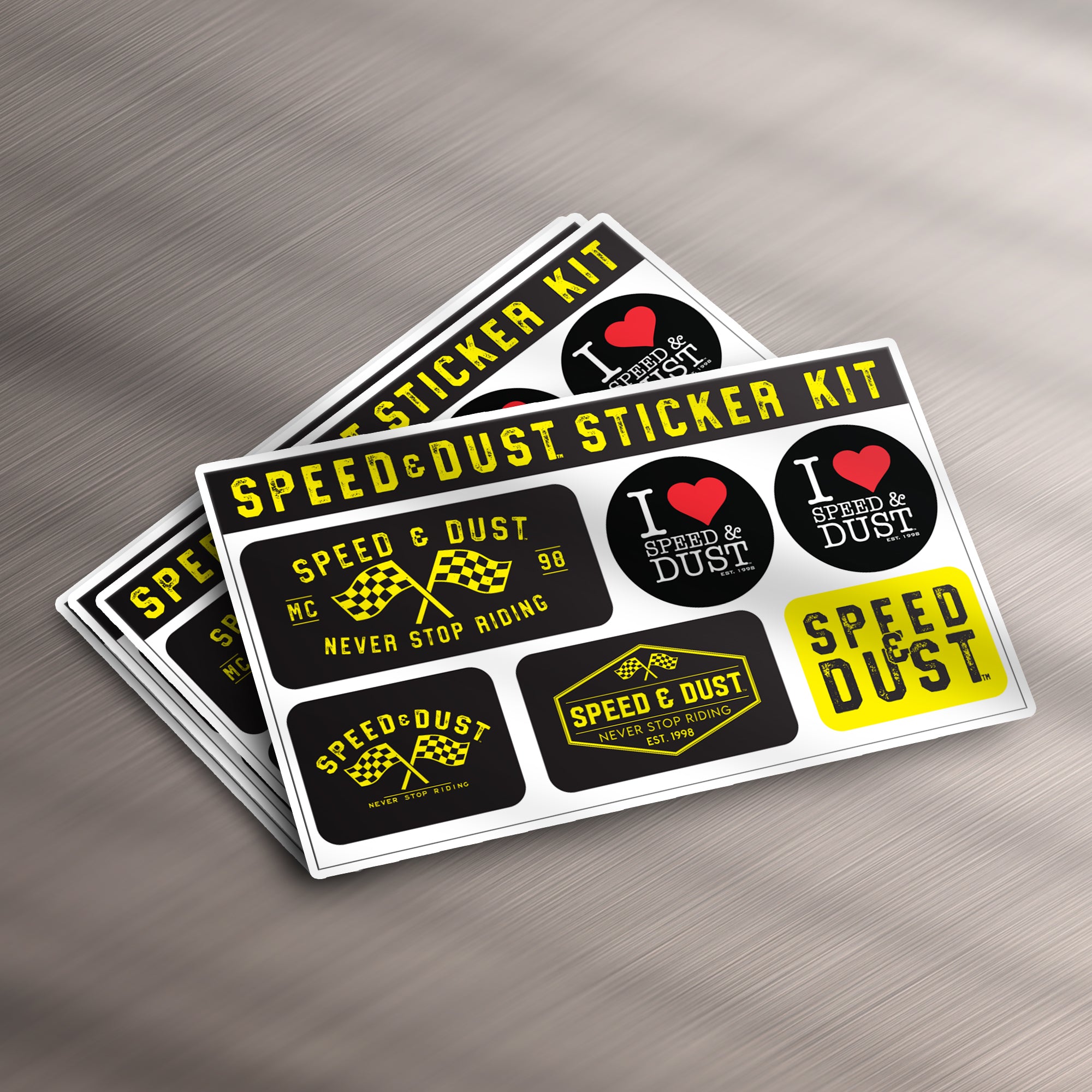 Speed & Dust - Mini Sticker Kit