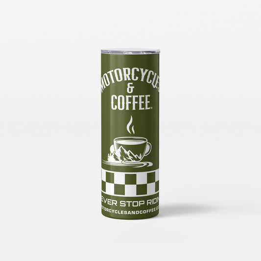 Skinny Tumbler - Cup & Flag