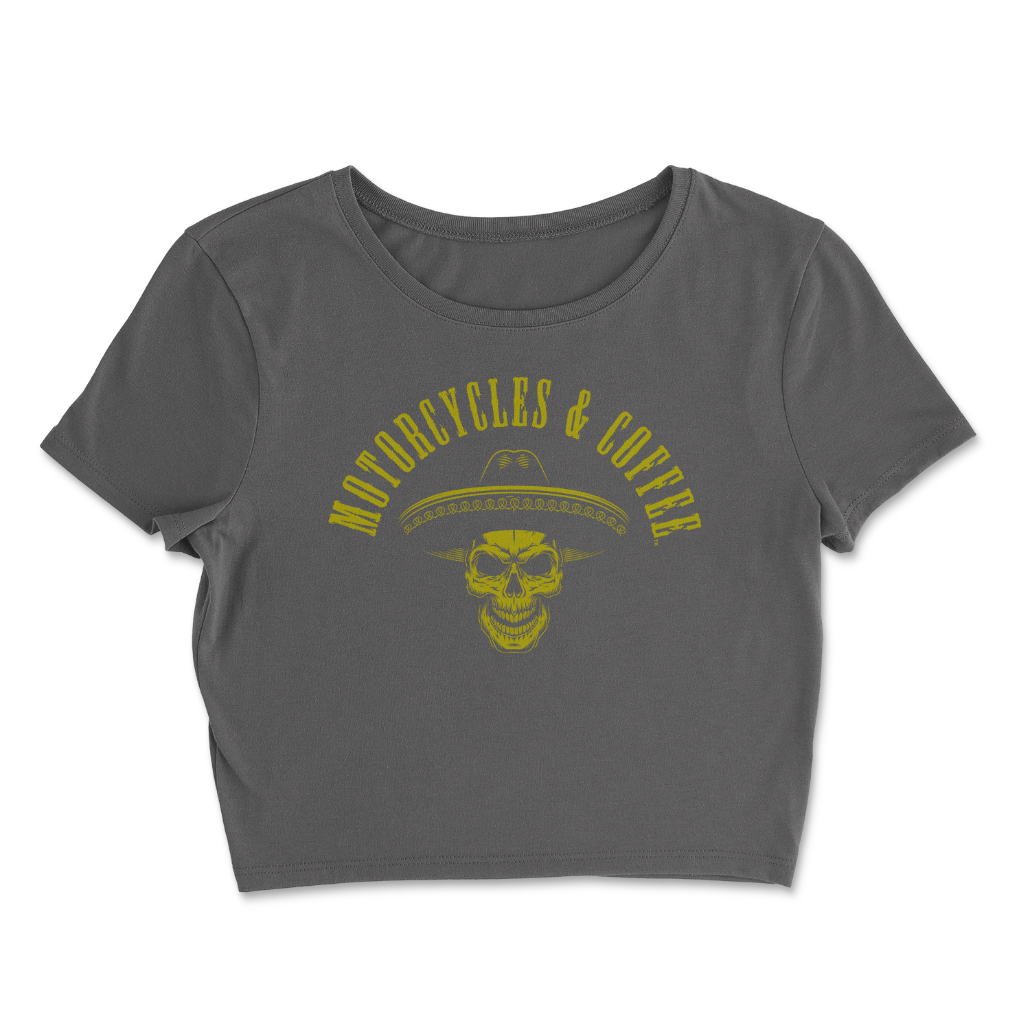 Inspired by classic motorcycle culture, this crop top is perfect for women who ride, blending retro vibes with modern comfort.