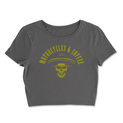 Inspired by classic motorcycle culture, this crop top is perfect for women who ride, blending retro vibes with modern comfort.