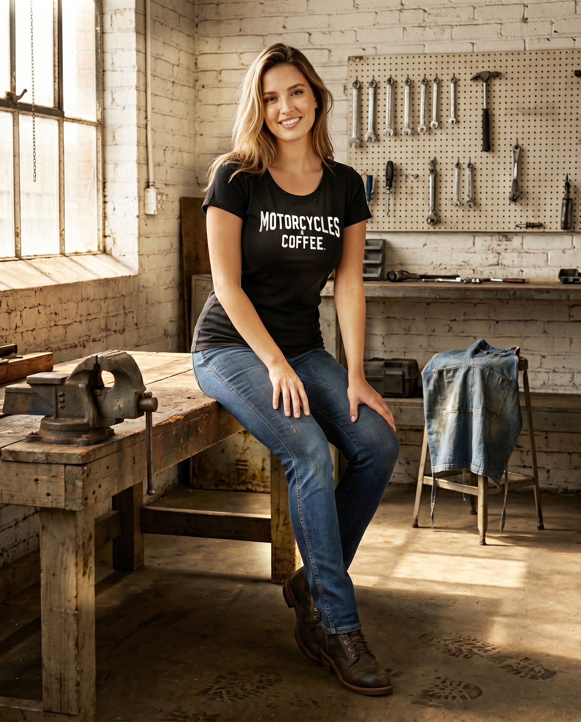 This women motorcycle apparel essential delivers a flattering fit and breathable comfort, perfect for rides, coffee runs, and casual wear.