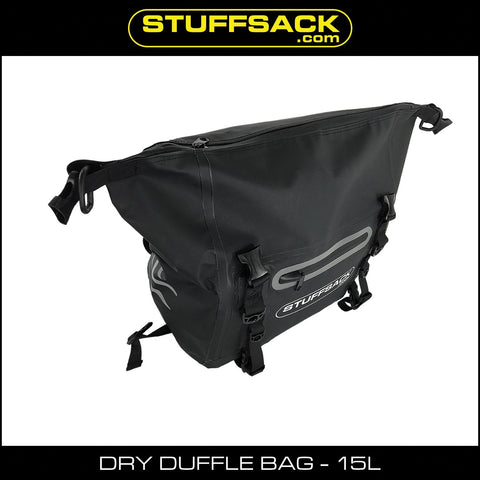 STUFFSACK Dry Duffle Bag - 15L Black