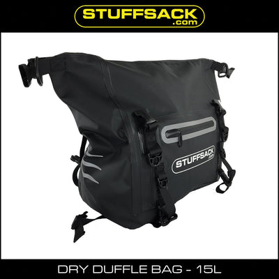 STUFFSACK Dry Duffle Bag - 15L Black