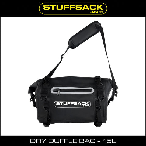 STUFFSACK Dry Duffle Bag - 15L Black