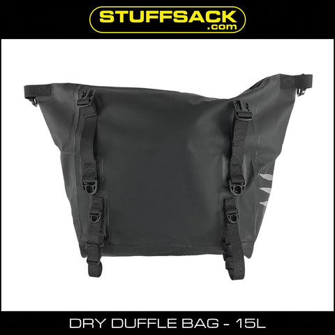 STUFFSACK Dry Duffle Bag - 15L Black