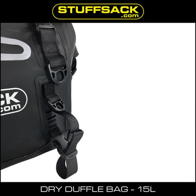 STUFFSACK Dry Duffle Bag - 15L Black