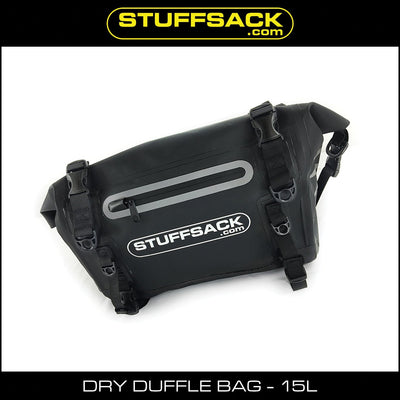 STUFFSACK Dry Duffle Bag - 15L Black