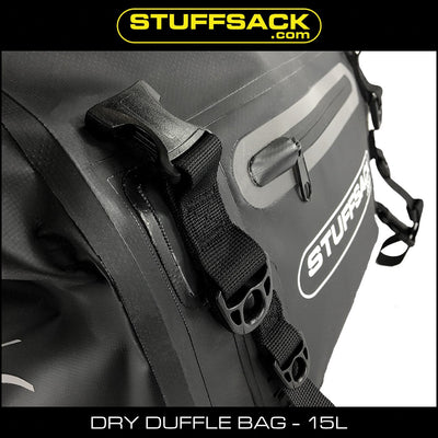 STUFFSACK Dry Duffle Bag - 15L Black