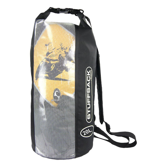 STUFFSACK Easy View Dry Bag - 20L Black