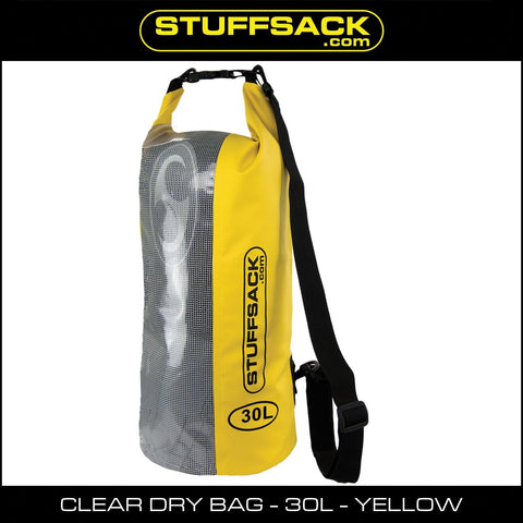 STUFFSACK Easy View Dry Bag - 30L Yellow