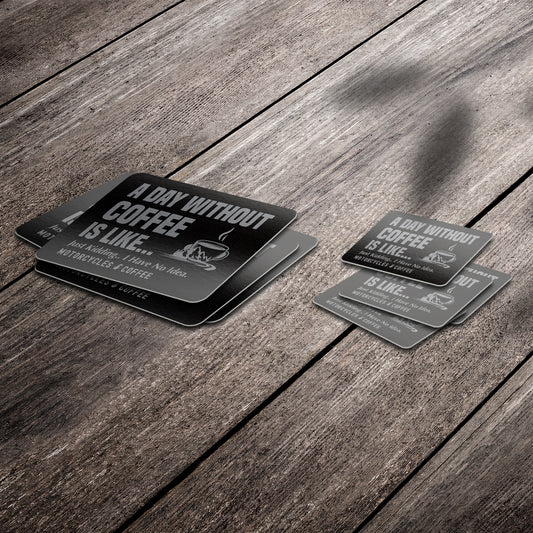 Day without Coffee - Premium Stickers