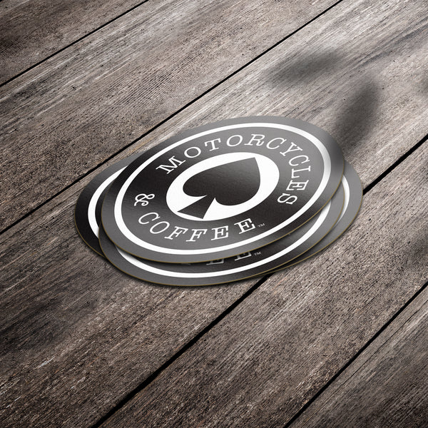 Aces - Premium Stickers – Motorcycles & Coffee