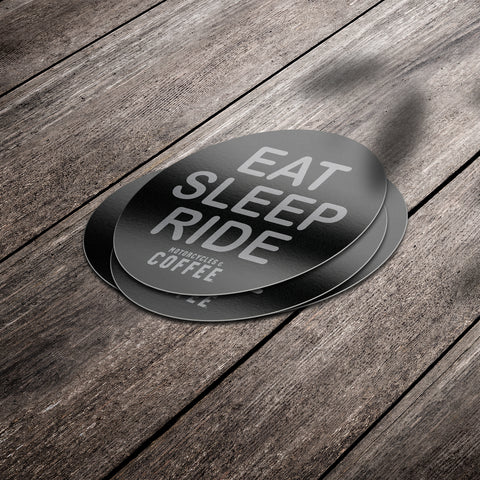 Eat Sleep Ride - Premium Stickers