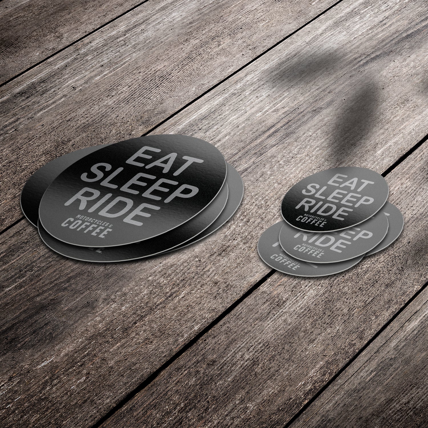 Slep Ride Eat Sleep Ride - Premium Stickers – Motorcycles & Coffee