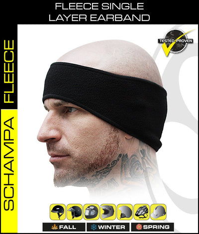 SCHAMPA Fleece Single Layer Earband Headband