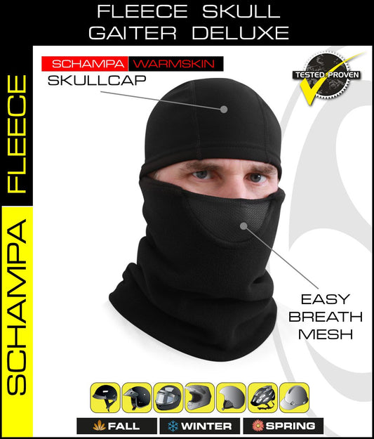 SCHAMPA Fleece Skull Gaiter Deluxe