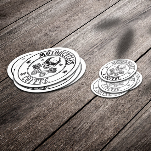 Piston Skull - Premium Stickers