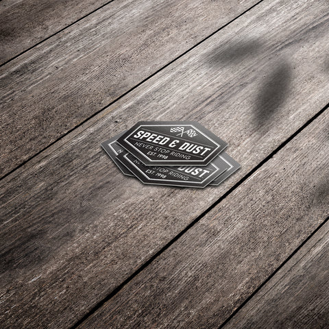 Speed & Dust Retro - Premium Stickers