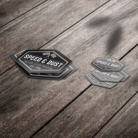Speed & Dust Retro - Premium Stickers