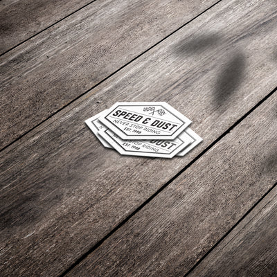 Speed & Dust Retro - Premium Stickers