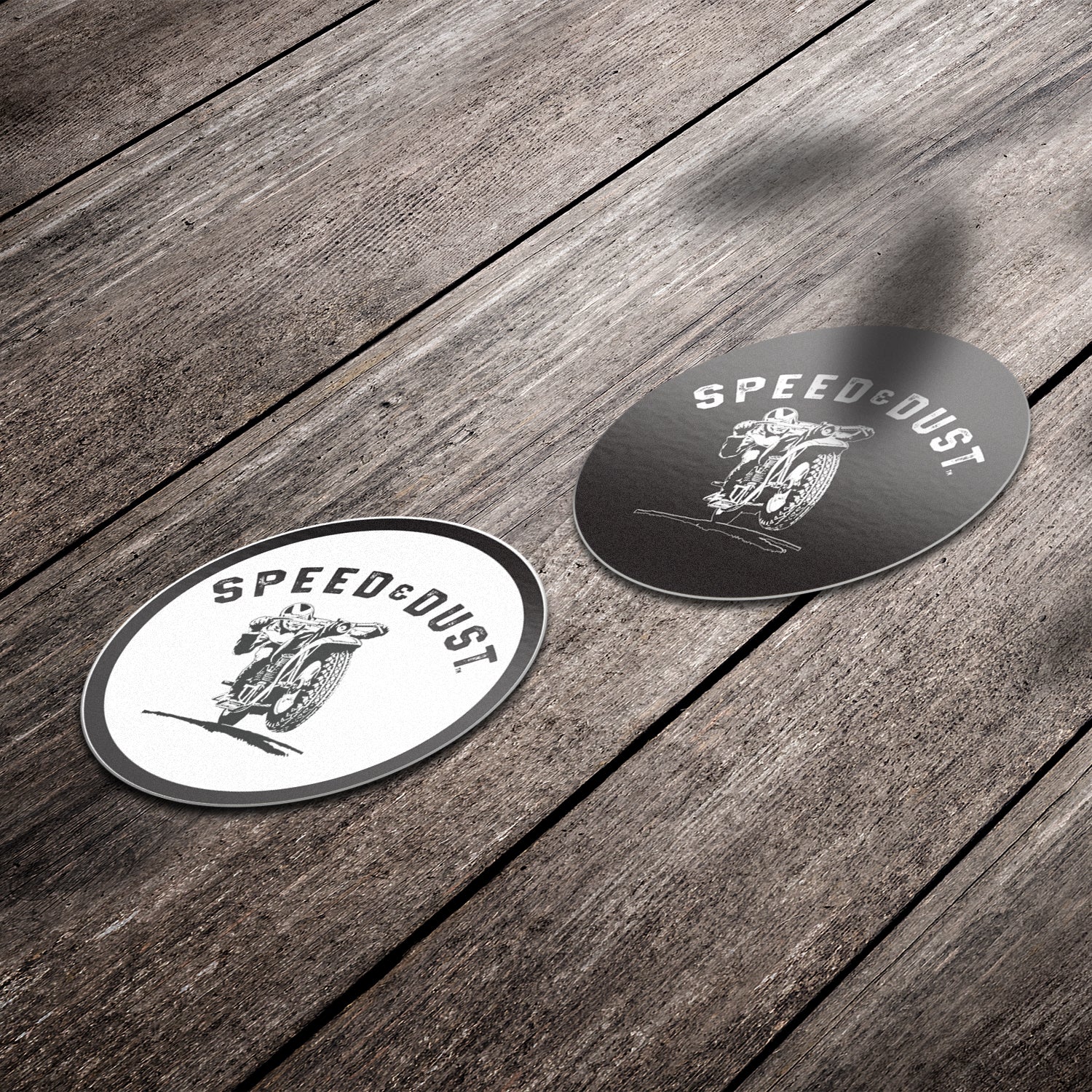 Speed & Dust Moto - Premium Stickers – Motorcycles & Coffee