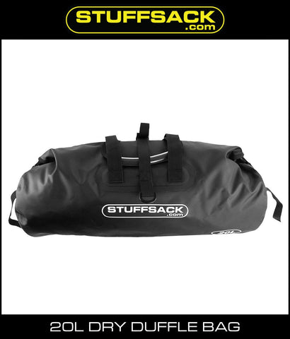 STUFFSACK Dry Duffle Bag - 20L Black