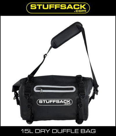 STUFFSACK Dry Duffle Bag - 15L Black