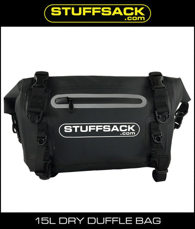 STUFFSACK Dry Duffle Bag - 15L Black