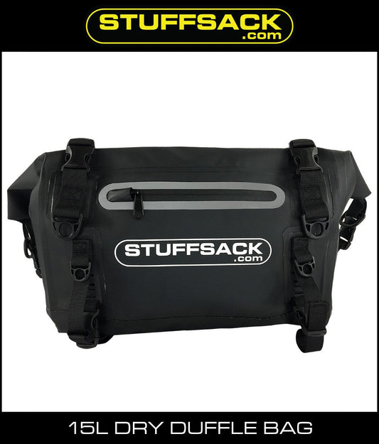 STUFFSACK Dry Duffle Bag - 15L Black