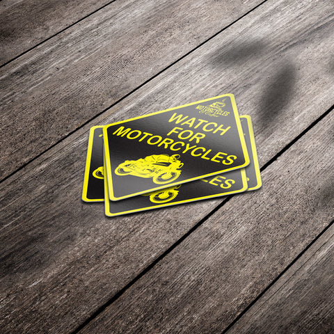 Watch for Motorcycles - Premium Stickers